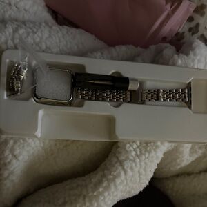 Silver Apple Watch Band